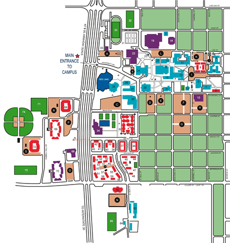amc campus map
